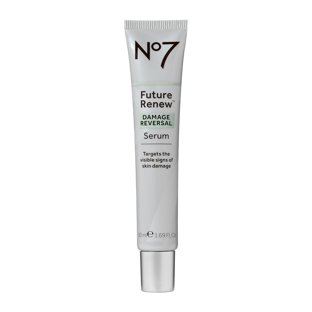 No7 Future Renew Damage Reversal Face Serum - Fast-Absorbing Peptide Serum to Help Visibly Reduce Fine Lines & Wrinkles - Enriched with Hyaluronic Acid & Niacinamide to Combat Dryness (1.69 Fl Oz)