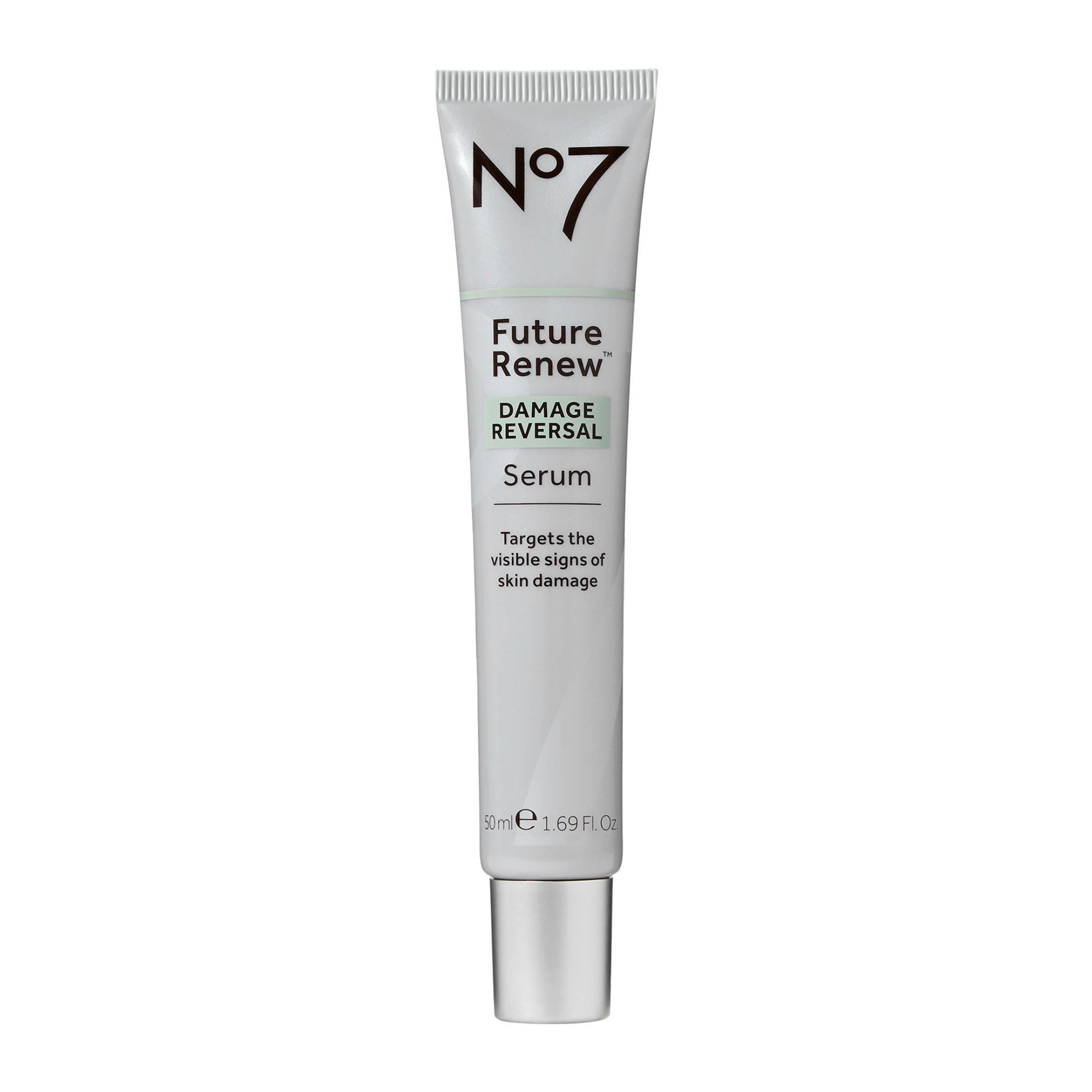 No7 Future Renew Damage Reversal Face Serum - Fast-Absorbing Peptide Serum to Help Visibly Reduce Fine Lines & Wrinkles - Enriched with Hyaluronic Acid & Niacinamide to Combat Dryness (1.69 Fl Oz)
