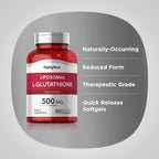 Piping Rock Liposomal Glutathione | 500mg | 90 Softgels