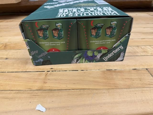 Full Case of Cardboard 12 Packs (120 Total) 120bottles liquid by Underberg