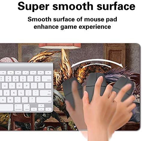 Board Game TCG Playmat Table Mats Games Size 60X35 cm Mousepad Compatible for MTG RPG CCG Trading Card Game Play mats (SLIVERS-Playing-Poker)