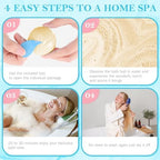 Bath Bombs Set, 7 Packs Bubble Fizzies Relaxation with Shea Butter, Dry Skin Moisturize, Birthday, Christmas Gift, Valentine’s Idea for Women, Mother, Wife, Girlfriend