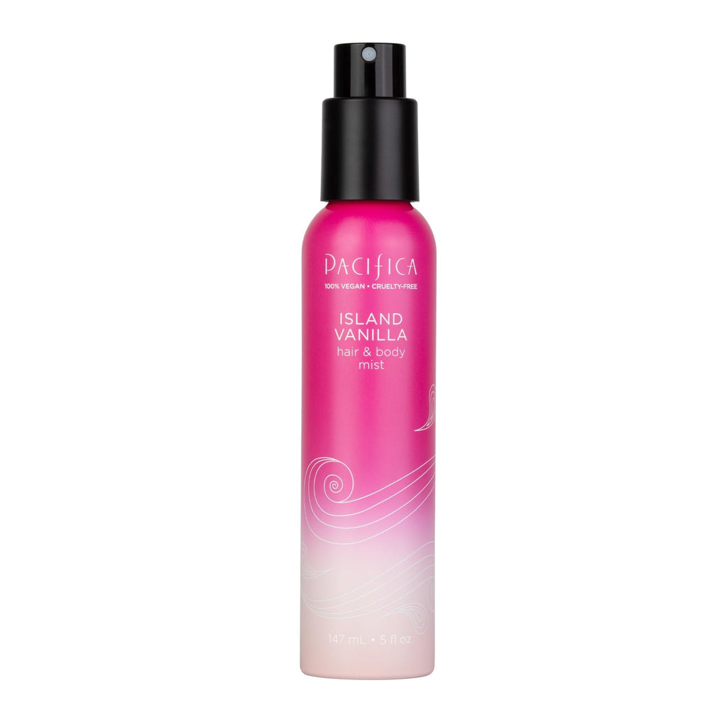 Pacifica Hair Mist Perfume & Full Body Spray for Women - Island Vanilla Body Mist Fragrance w/Sugar, Vanilla & Sandalwood Clean Beauty Alcohol-Free, Vegan & Cruelty-Free, 5 oz