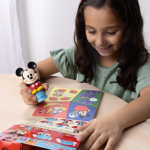 Melissa & Doug Sticker Wow!™ Disney Mickey Mouse Bundle: 24-Page Activity Pad, Stamper, 500 Stickers, Mini Pad, Arts and Crafts Fidget Toy Collectible Character