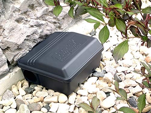 Tomcat Rodent Station, Each Box Includes 1 Rodent Station with 4 Bait Securing Rods and 1 Security Key, Use Indoors or Outdoors, 2-Pack