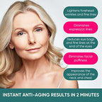 Instant Face Lift Cream, Mild Face Lift Tightening Cream with Plant Extract, Neck, Eye Anti-aging Serum, Visibly Firming Loose Sagging Skin, Smoothing Wrinkles, Fine Lines & Puffiness in 2 Minutes