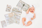 Portable Baby Changing Pad XL-Waterproof Folding Changing Pad Ideal as Gift for Newborn-The Diaper Changing Pad is a Detachable Bag with 6 Pockets as a Toiletry Bag for Baby Items
