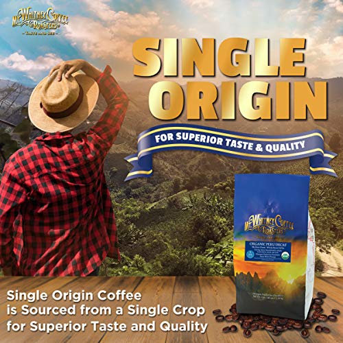 Mt. Whitney Organic Swiss Water, Low Acid, Decaf Coffee from Peru (Whole Bean, 5 Lb)