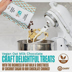 Scharffen Berger Baking Chocolate Chunks (7 Ounce, Pack of 3) - Oat Milk Chocolate Chunks for Baking with Coconut Sugar, 43% Cacao, - Gluten Free, Vegan Chocolate, Non GMO Natural Chocolates, Individual Baking Chocolate