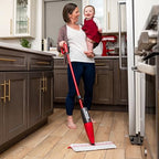 O-Cedar ProMist MAX Microfiber Spray Mop Removes 99% of Bacteria with just Water, Features 1 Extra Refill