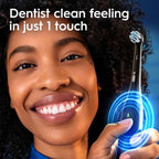 Oral-B iO Series 2 Rechargeable Electric Powered Toothbrush, Pure White with 1 Gentle Care Brush Head - Automatic Pressure Sensor to Protect Gums - 3 Modes - 2 Min Timer