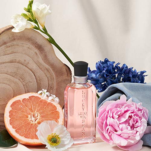 Lucky You Women's Perfume Fragrance, Eau de Toilette Spray, Day or Night with Fresh Flower Citrus Scent, 3.4 Fl Oz