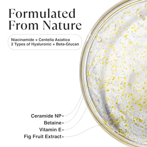 MATKAS Korean Niacinamide Serum for Face Antioxidant Ampoule - for Excess Oil, Large Pores, Uneven Skin Tone, Dullness - Centella Asiatica, Ceramides, Vitamin E, Hyaluronic Acid, Beta-Glucan