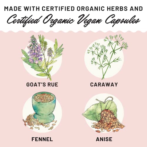 Legendairy Milk Lechita, Supports Milk Flow, Organic Fenugreek Free Breastfeeding Supplement, Organic Fennel & Anise, Made in USA, 60 Vegan Capsules