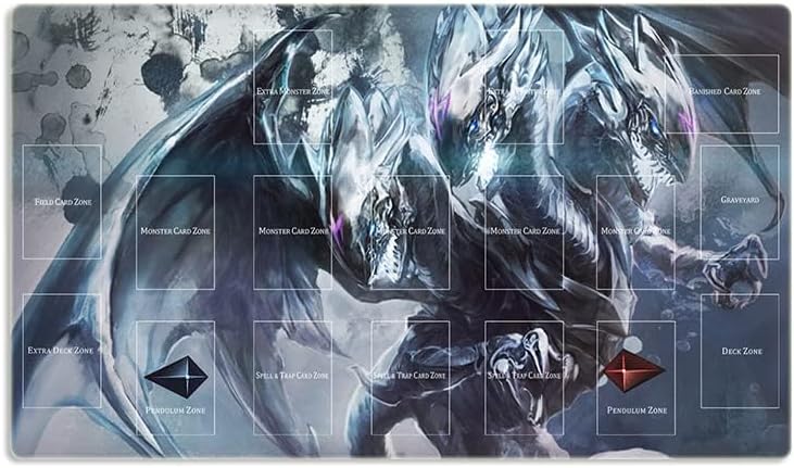 New Playmat Duel Monsters Blue-Eyes Ultimate Dragon Mouse Pad TCG CCG Trading Card Game Mat + Free Bag (ZD014-107)
