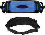 Rhino Valley Gait Belt for Senior with 7 Handles, 59" Anti-Slip Gate Belts Medical for Elderly, Transfer Belt with Quick Release Buckle, Elderly, Physical, Handicap, Bariatric Therapy, Blue & Black