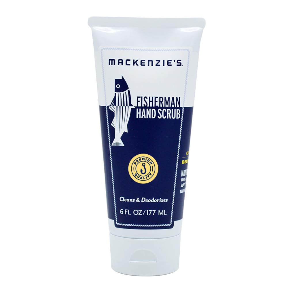 MacKenzie's Fisherman Hand Scrub - Gifts for Men - Gifts for Fisherman - Gifts for Cooks - Gifts for Gardeners - Hand Cleanser - Hand Deodorizer