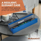 MatShield Light Blue, Durable Playmat Case - Compatible with Magic The Gathering, MTG Play Mat Tube - MTG Accessories - Premium Satin with Fabric Interior, Magnet Snap Closure