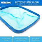 Swimline HYDROTOOLS 8025 Aluminum Reinforced Leaf Skimmer Net Head Cleaner For Swimming Pool Spa Fountain Pond Hot Tub Leaves Bugs Debris Fine Cleaning Maintenance Heavy Duty Extra Large