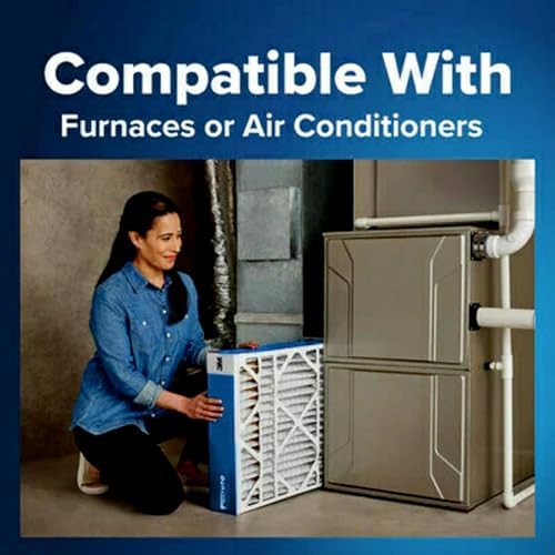 Filtrete 16x20x4 AC Furnace Air Filter, MERV 13, MPR 1900, Premium Allergen, Bacteria & Virus Filter, Electrostatic Air Cleaning Filter, 2-Pack (Actual Size 15.44 x 19.75 x 4.31 in)