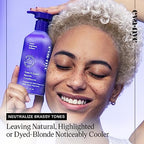 EVANYC Hair Conditioner, Tone It Down, 8.8 Fl Oz, Blonde Hair Conditioner, Purple Conditioner for Eliminating Brassy Yellow Tones, Conditioner Toner for Color-Treated Hair, Hair Moisturizer