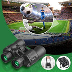 Binoculars for Adults High Powered, Military Compact HD Professional/Daily Waterproof 20x50 Binoculars for Bird Watching Travel Hunting Football Games Stargazing with Carrying Case & Strap