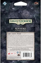 Arkham Horror The Card Game Film Fatale Scenario Pack - Explore Bizarre Film Sets, Cooperative LCG, Ages 14+, 1-4 Players, 1-2 Hr Playtime, Made by Fantasy Flight Games