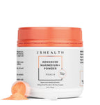 JSHealth Magnesium Powder for Sleep. 400mg Triple-Form Glycinate, Citrate, Amino Acid Chelate. Raspberry Lemonade. By Nutritionist Jessica Sepel (30 Servings) - Peach