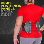 BraceAbility Spine Sport Lower Back Brace - Working Out, Exercise, Run, Kayak, Golf, Gym, Manual Labor, Tennis, Athletic Lumbar Corset for Active Women and Men (2XL)