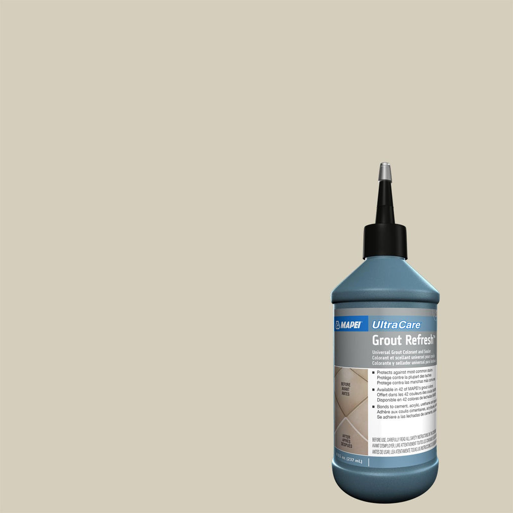 MAPEI UltraCare Grout Refresh, Universal Grout Colorant & Sealer, 8 oz Bottle – Easy Grout Restoration & Protection, 5014 Biscuit