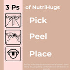MedHugs NutriHugs Blood and Bone Support - Iron, Folate, Vitamin D3 and K2 - Fast-Dissolving Oral Thin Film Strips - Non-Constipating Iron - Vegan, Sugar-Free, Non-GMO - 30 Strips