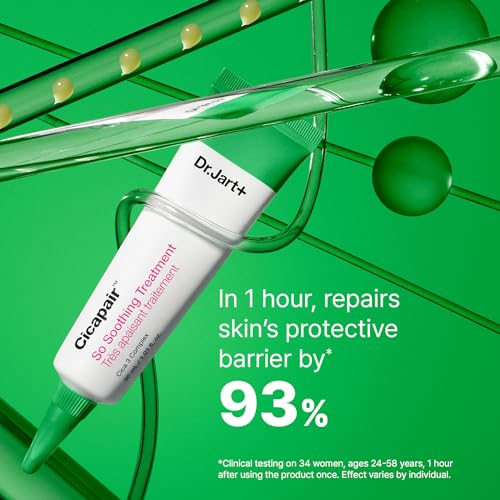 Dr.Jart+ Cicapair™ So Soothing Face Treatment for Visibly Irritated Skin with Centella Asiatica | Skin Barrier Repair | Korean Skin Care, 1.01 Fl Oz