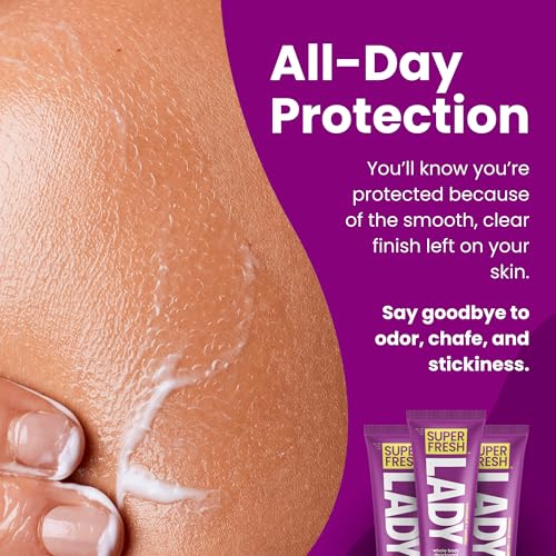 Lady Parts Whole Body Deodorant Lotion for Women - INVISIBLE CREAM for Privates & Full Body - Stop Odor & Stay Fresh - Aluminum Free Feminine Hygiene - Lightly Scented - 4oz (2PK)