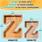 SummiDate Wooden Letter Piggy Bank| Piggy Bank for Boys Girls Toddler| Alphabet Z Money Bank| Coin Bank Birthday Gift for Kids|Birthday Gift for Kids (Z)
