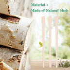 JANYUN 1500 Pcs Wooden Wax Sticks,Wax Applicator Sticks,Wax Sticks for Hair Removal and Smooth Skin Spa and Home Usage