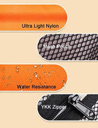 GOX Travel Toiletry Bag Dopp Kit Case for Men Multifunction Packing Organizer Pouch(Orange/Grey)