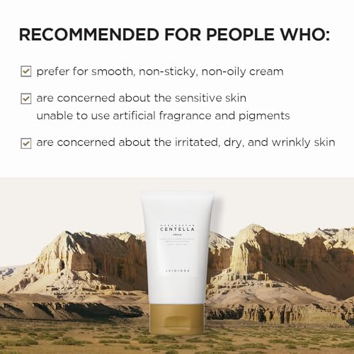SKIN1004 Madagascar Centella Cream 2.53 fl.oz Organic Ingredients Moisturizing Brightening Wrinkle Care