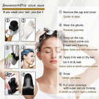 Instant Brown Hair Color Shampoo for Grey Coverage, 3-in-1 Natural Plant Dye for Women & Men, Long-Lasting Color in Minutes, Champu Para Canas