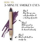 Artisan L'uxe Beauty Velvet Jumbo Eyeliner Pencil - Smokey Eyes in 3 Minutes - Water-Proof, Smudge-Proof, Long-Lasting - Age-Defying Essential Oils - Entice (Shade: Violet)