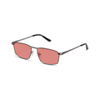 BRADDELL FL-41 Photochromic Transitional Rose Tinted Blue Light Glasses for Migraine Light Sensitivity, Eyestrain and Fluorescent LED Glare (Work)