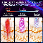 Red Light Therapy for Face, LED Face Mask Light Therapy, Red Light Therapy Mask for Acne, Wrinkles and Skin Rejuvenation, 320 LEDs, 3 Modes, 10-Min Auto Off, Eye Protection Included