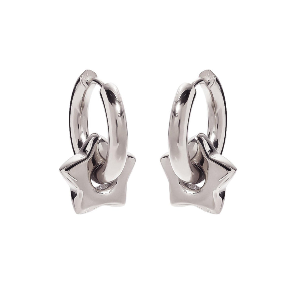 Star Hoop Earrings For Women
