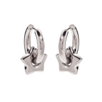 Star Hoop Earrings For Women