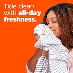 Tide Plus Febreze Freshness HE Turbo Clean Liquid Laundry Detergent, Spring & Renewal Scent, 84 fl oz, 59 loads