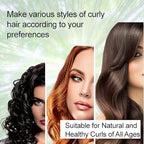 Sleep ‘N Curl - 100% Pure Biodegradable Bamboo Silk - Heatless Hair Curler KIT with Pure Bamboo Silk Cap (Bonnet) All Natural