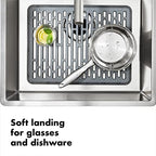 OXO Good Grips Silicone Sink Mat - Large,Silver