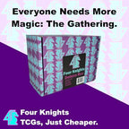 Four Knights MTG Deluxe Collection Booster Box - 1000+ Assorted C/UC Cards with 30 Rares, 30 Foils, and 5 Mythics - Limited Duplicates - Compatible with Magic