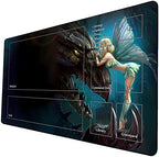 MTG Playmat, Game Play Mat for MTG TCG 24 x 14 inches Trading Card Inked Game Playmats with Storage Bag Smooth Rubber Surface Battle Game