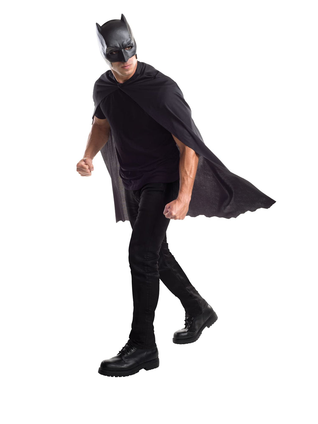 Rubies Men's Batman V Superman: Dawn of Justice Batman Cape With Mask Adult Sized Costume for Themed Parties and Halloween, As Shown, One Size US