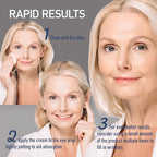 Enaskin Naturals Instant Anti Wrinkle Eye Cream: Rapid Temporay Eye Tightener for Dark Circles, Fine Lines and Puffiness in 60s, Anti Aging Under Eye Cream for Fine Lines and Eye Bags